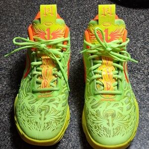 Puma Neon Green and Orange Basketball Shoe Insole